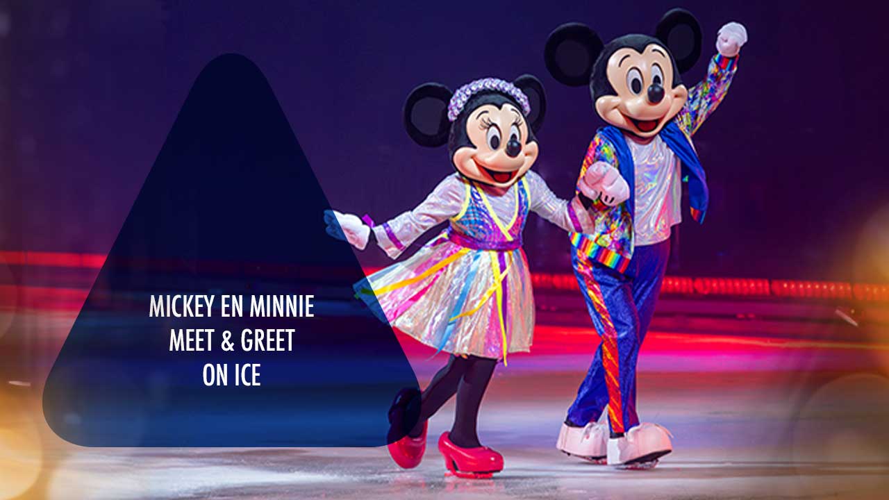 Cover photo for Ticket schaatspiste - Mickey en Minnie meet & greet on ice! by Kerstmarkt Aalst Ijspiste