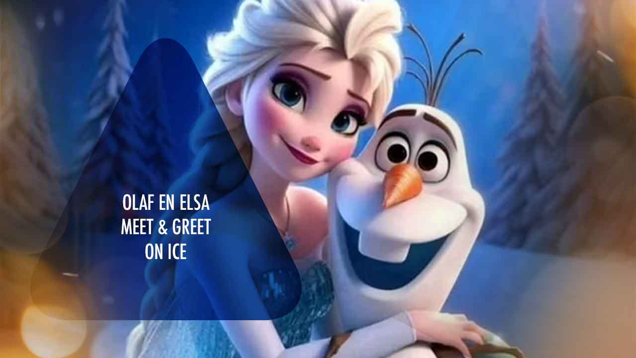 Cover photo for Ticket schaatspiste - Olaf & Elsa meet & greet on ice! by Kerstmarkt Aalst Ijspiste