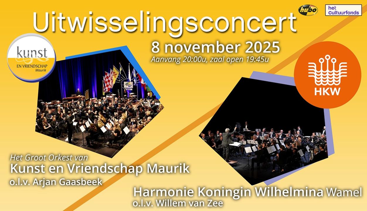 Cover photo for Uitwisselingsconcert KenV en HKW by Kunst en Vriendschap