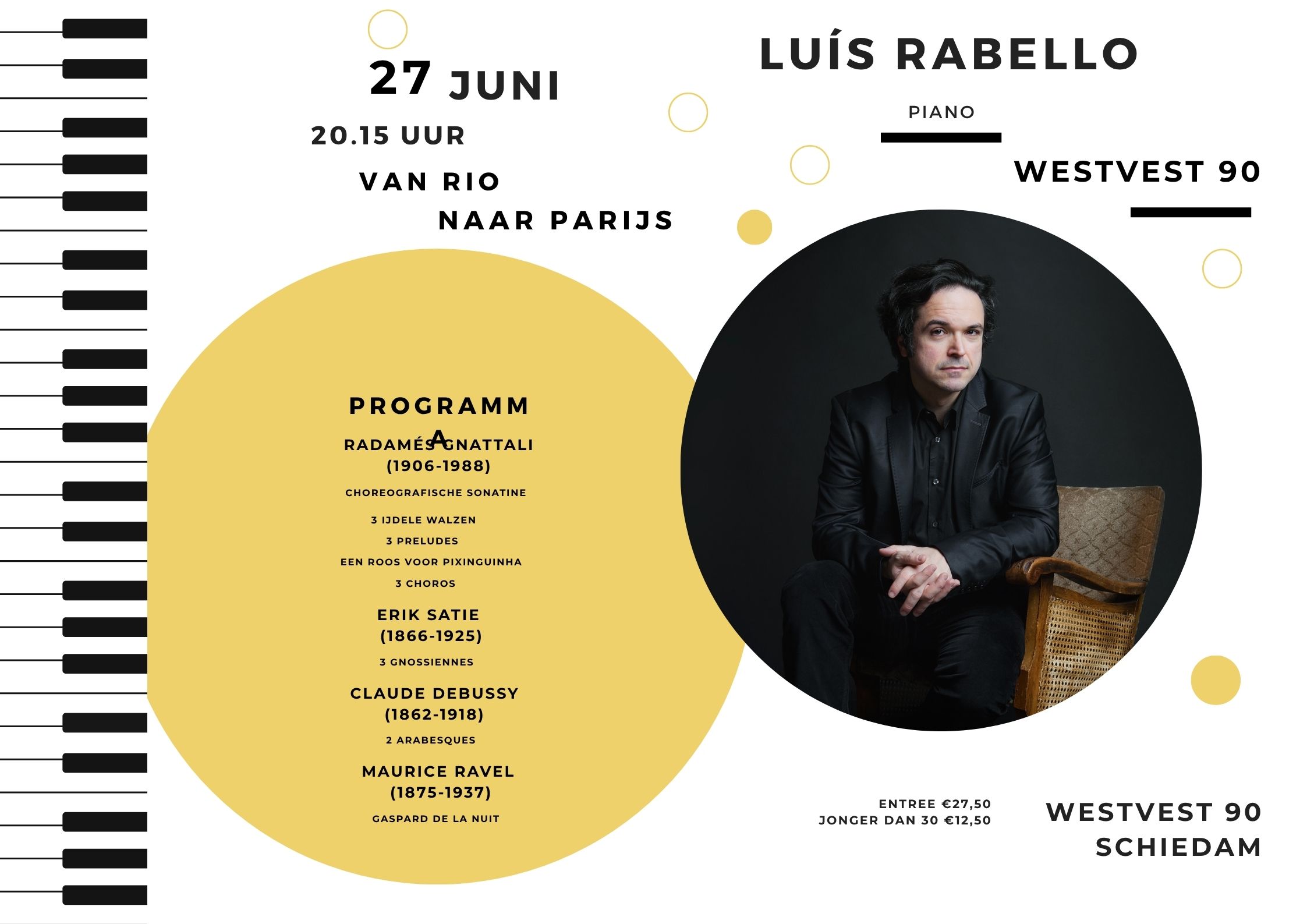 Cover photo for Van Rio naar Parijs - Westvest 90 by Sonora Concerts