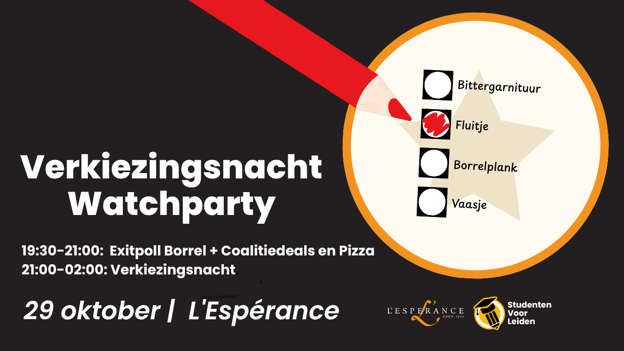 Cover photo for Verkiezingsnacht Watchparty by Café L'Espérance b.v.