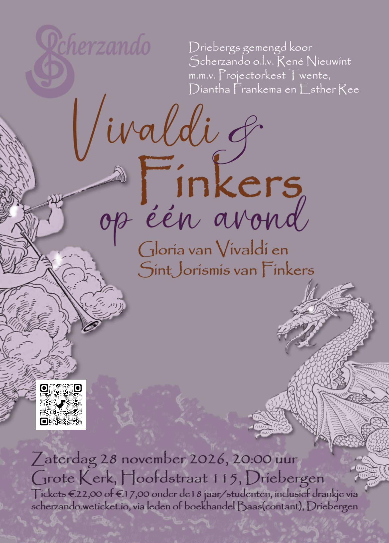 Cover photo for VIVALDI & FINKERS op één avond by Scherzandokoor