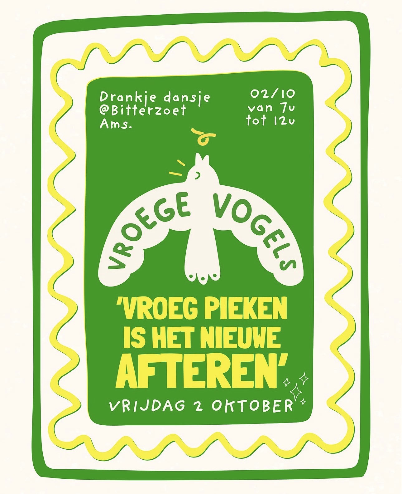 Cover photo for Vroege Vogels (25+) by Bitterzoet