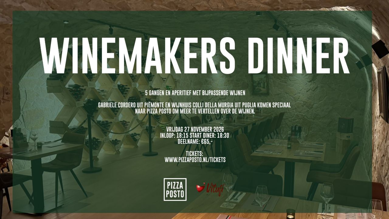 Cover photo for Winemakers Dinner by Club LEEN