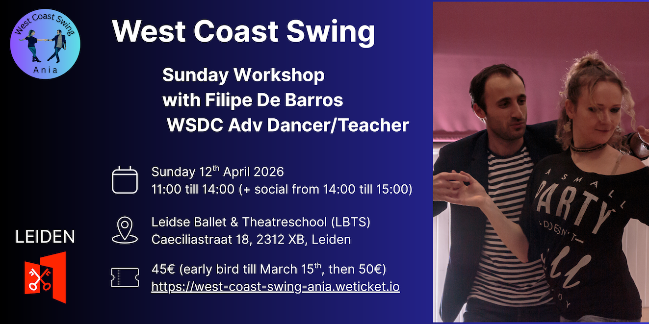 Cover photo for Workshop with Filipe De Barros by West Coast Swing Ania