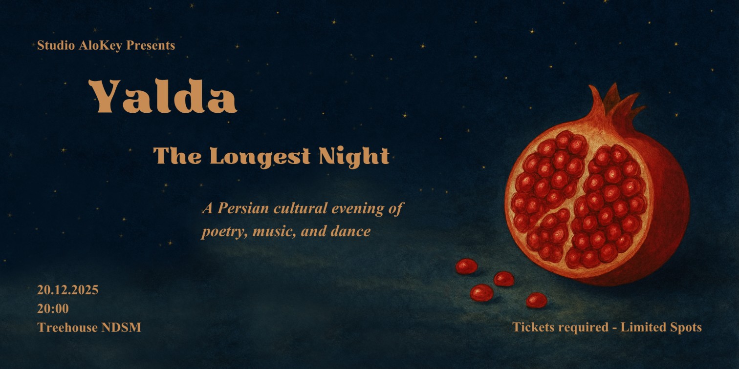 Cover photo for Yalda Night: A Celebration of Light, Poetry & Music by House of Poetry & Light